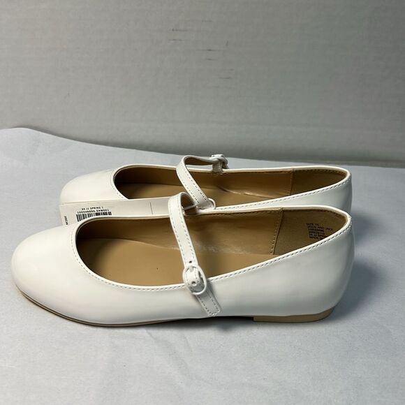 Janie and Jack 100048896 Girl White Classic Ballet Flat size 1K NWT - Picture 5 of 11